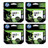 Kit Hp 662xl 4x Preto Original Cz106ab/cz105ab