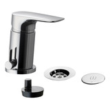 Grifería Bidet Monocomando Fv Jana 0189/m1 Baño Bidé Acabado Brillante Color Plateado