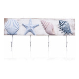 Tideandtales Beach Decor 3d Seashell Ganchos De Pared Para B