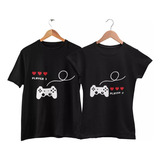 Playeras Duo Pareja Novios Esposos Gamers San Valentin