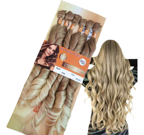 Cabelo Bio Orgânico Ana 70cm 6telas 300gr Diversos Lançament