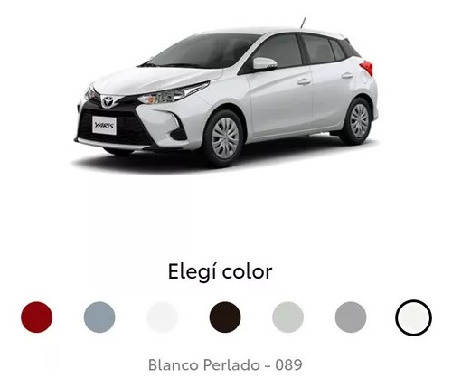 Color De Retoque Toyota Blanco Platinum Perl Yaris