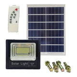 Foco Solar Led Con Panel +control Exteriorior