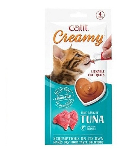 Golosinas Gatos Gatitos Cremoso Pouch 40gr Snacks Catit