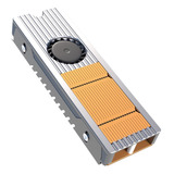 Disipador De Calor Con Fan Ssd M.2 2280 Heatsink Sata Nvme