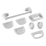 Accesorios Baño Nuevo Set 8 Piezas Ceramica C/toallero Barra