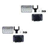 Par Faros Cuadrados Universales Chico Alta/baja C/leds Rxc