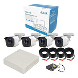 Kit Hd Videovigilan 4 Camaras Dvr 4 Hilook Cctv 2 Tb Purple