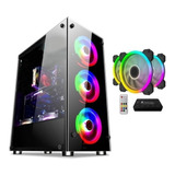 Gabinete Gamer Vidro Usb3.0 Xway 01150 3xfans C/controladora