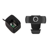 Kit Leitor Biometrico Futronic Fs-80h + Webcam Brazilpc C310