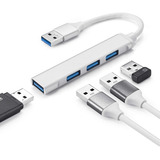 Hub Usb 3.0 Adaptador Convertidor Ultradelgado Con 4 Puertos