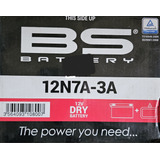 Bateria De Moto 12n7a-3a / 12n7b-3a Bs