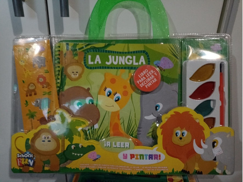 Libro Para Leer Y Pintar  La Jungla