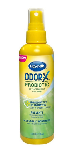 Dr Scholls Spray Para Pies Odor-x Con Extracto Probiótico
