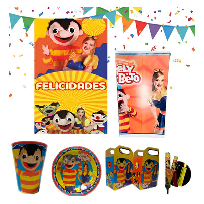 Belly Y Beto Paq Fiesta Articulos Temática 25 Niños Varios Estampado Belly Y Beto