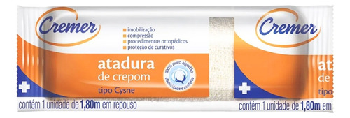 Atadura De Crepom 10 Cm X 1,80 Mts 13 Fios (und) - Cremer