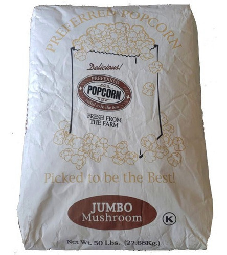 Maíz Palomero Mushroom Bulto 22.68 Kg