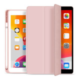 Capa iPad 7/8a Ger. 10.2 Wb Slim C/ Comp. P/pencil Ouro Rosa