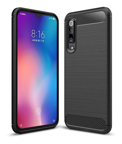 Funda Fibra De Carbono Compatible Con Xiaomi Mi 9 Se