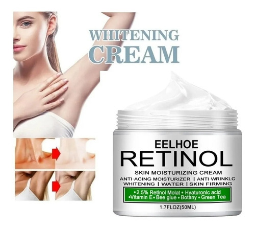 Clareador Creme De Pele Retinol Eelhoe 50ml