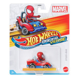 Carrinho Hot Wheels Racer Verse Marvel Spider Man Hkb96