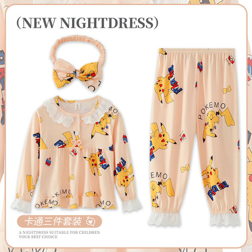 Pijama Kuromi De Manga Larga Para Niña En Primavera Y Otoño