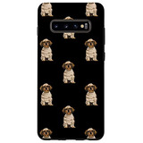 Caso Del Patrón De Perro Shih Tzu Negro Galaxy S10