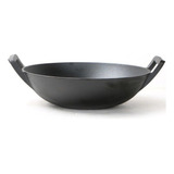 Wok Cocina Hierro Fundido Laffitte 36cm Parrilla Horno Asas