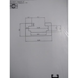 Perfil T Track ( Pequeno )  Com 2 Peças 19.05 Mm X 1000 Mm 