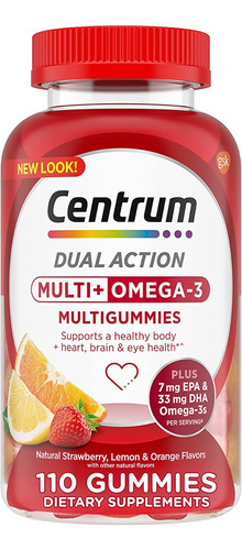 Centrum Polivitaminico Multi + Omega 3 - 110 Gomas