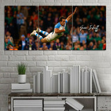 Cuadros Tríptico Rugby Argentina Juan Imhoff (90x40 Cm)