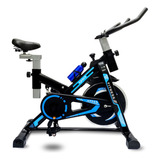 Bicicleta Spinning Treino Perna Academia Aeróbico Azul