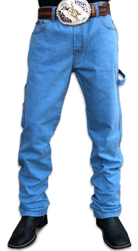 Calça Country Jeans Masculina Peão Rodeio Agro Pura Raça