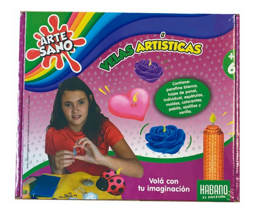 Juego Artesano Fabrica De Velas Artisticas 7100 Niños C