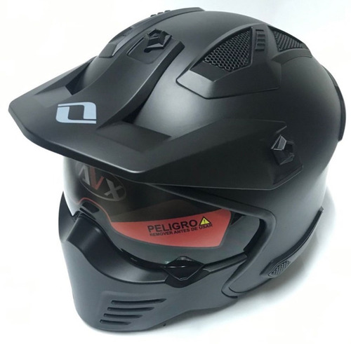 Casco Integral, Enduro, Abierto 3 En 1 Avx Fs 726 En Moto 46