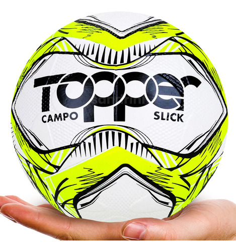 Bola De Futebol Topper De Campo Natural Slick 2023 Oficial 