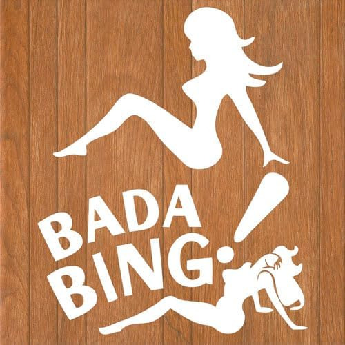 Bada Trucker Mud Bar Flap Bing Mudflap Sexy Girl Woman Decal