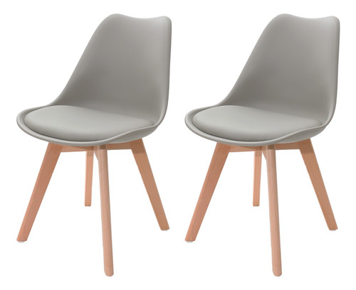 Kit 2 Cadeiras De Cozinha Jantar Saarinen Leda Design