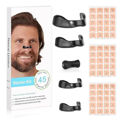 Besoner 90 Unidades Tiras Nasales Antironquidos, Kit de 45 Pares de Dilatador Nasal Magnético, Aliviar Ronquidos, Seguro para la Piel, Deportes, Viajes (Negro) | MercadoLibre