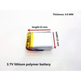 (4pcs) Lote Bateria 90 Mah 3,7v Óculos 3d Epson Elpgs03 