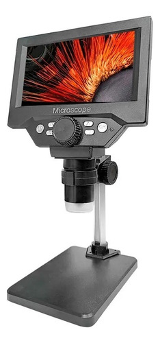 Microscópio Lcd 5.5 Hd 1080p Digital 1 A 1000x Com Bateria 