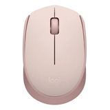 Mouse Inalámbrico Logitech M170 Ambidiestro Dongle Usb Rosa