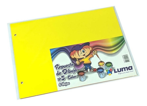 Repuesto Luma Canson N°5 Color X 6 Hojas