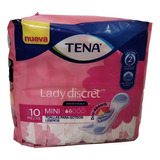 Toallas Sanitarias Tena Lady Mini Bolsa Con 10 Piezas