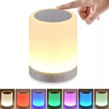 Bocina Bluetooth Lámpara Con Diferentes Colores