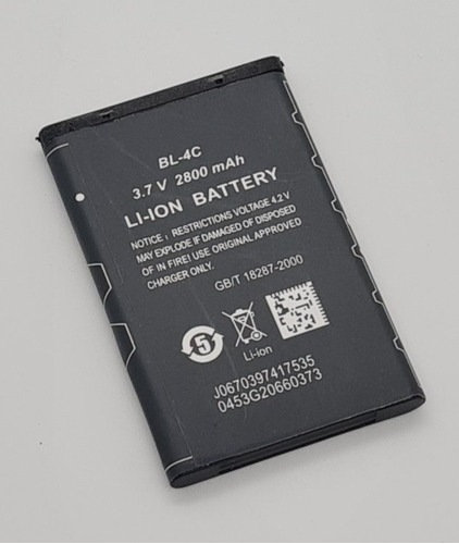 Bateria Li-ion Bl 4c Compativel Com Celular E Eletronicos