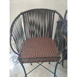 Sillas Gabb & Con Material De Fierro Forjada De Rattan R.uv