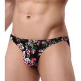 Tanga De Microfibra Para Hombre Bragas Trusa Flora Respira