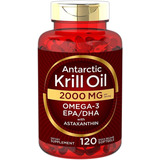 Krill Oil Epa 2000mg 120 Caps Omega 3 Dha Astaxantina