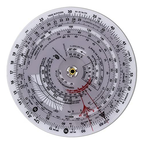 Plotter De Vuelo E6b-r Para Ordenador De Vuelo, Diseño Circu